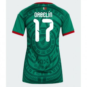 Mexico Orbelin Pineda #17 Hjemmebanetrøje Dame VM 2026 Kortærmet